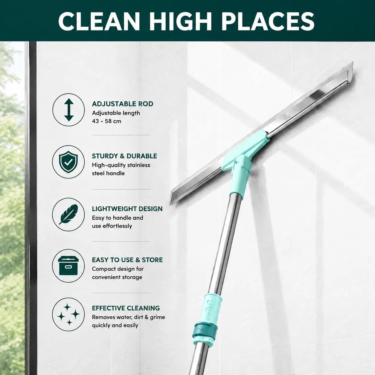 Shopilefy™ SweepClean Silicone Floor Wiper