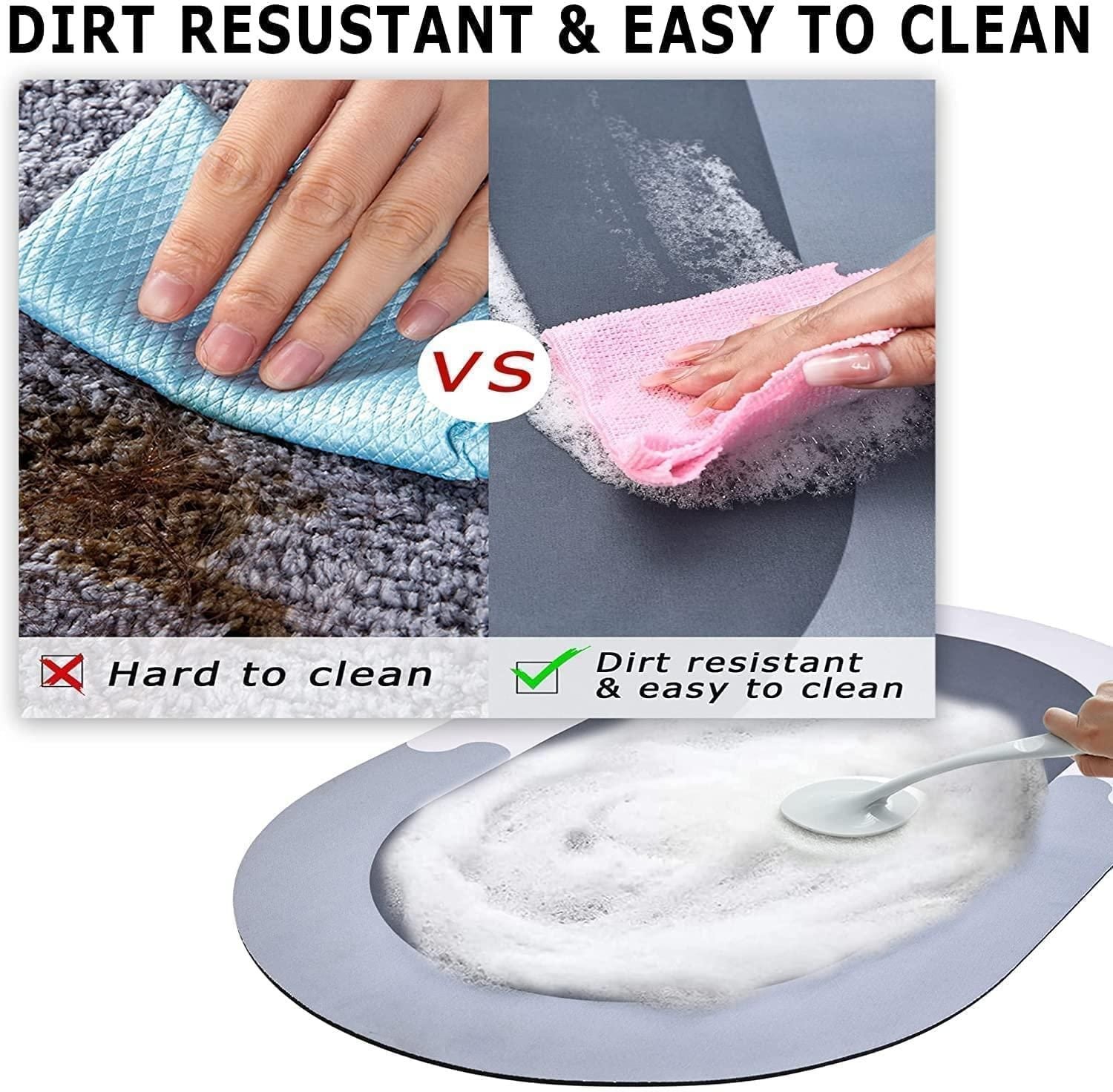 Super Absorbent Bath Floor Mat (Pack Of 2)