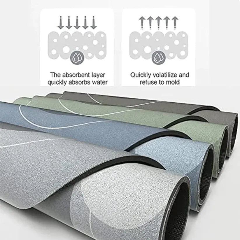 Shopilefy™ AquaDry Pro – Super Absorbent Bath Mat
