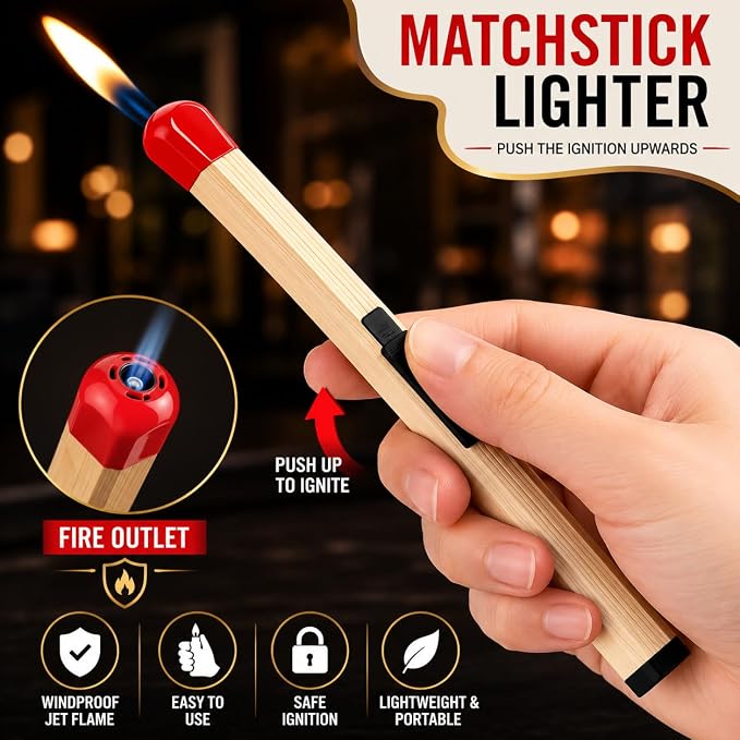Matchstick Butane Gas Lighter for Kitchen